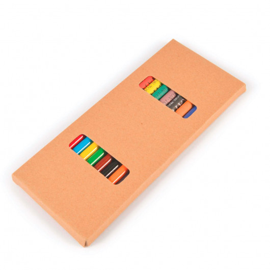 Promotional  Coloured Pencil and Crayon Boxes Unbranded Angle